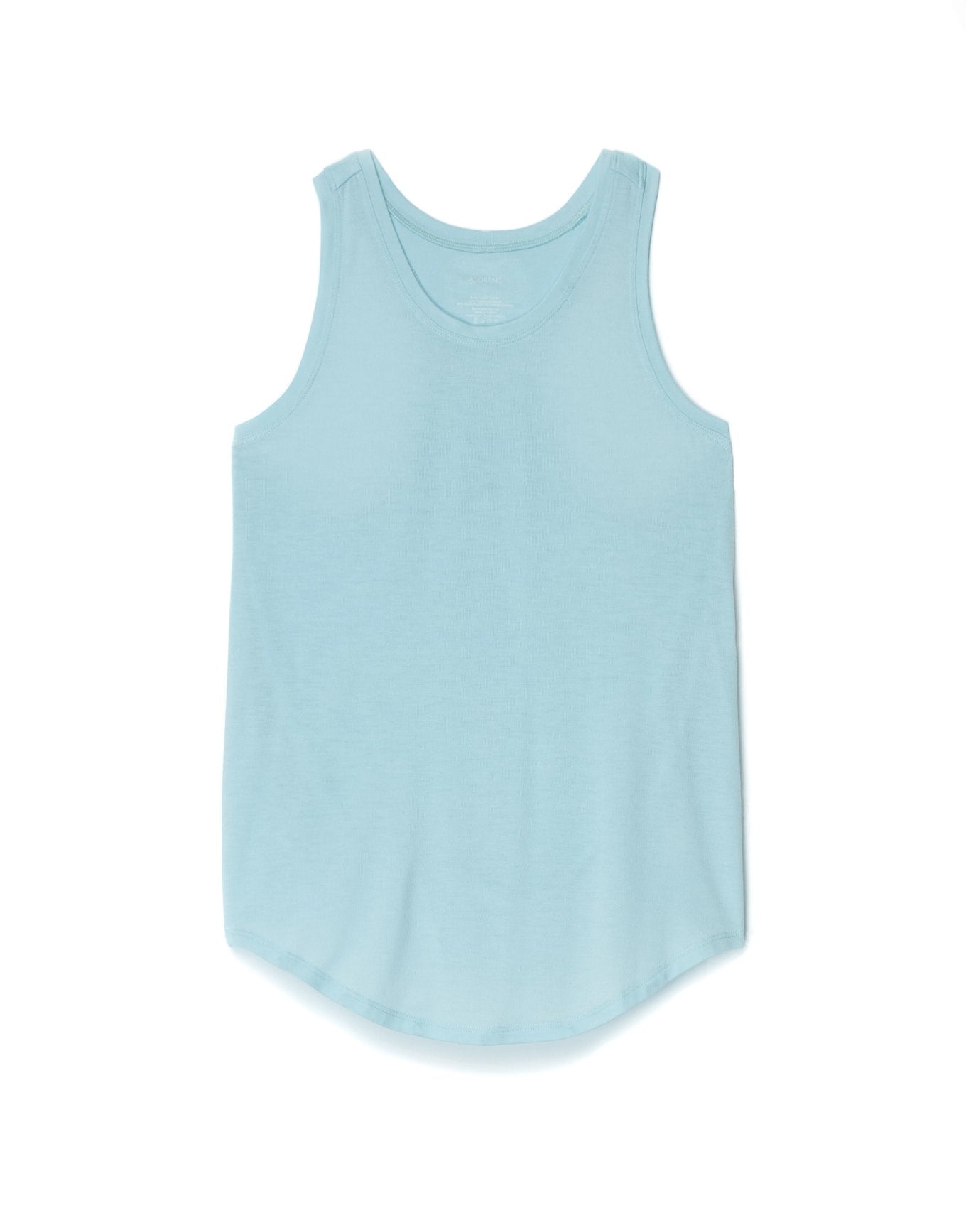 Adore Me Sally Modal Top in color Iced Aqua and shape tank