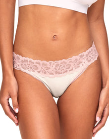 Adore Me Joanie Cotton Pack Bikini Panties (Pack of 3) in color Multi-GBW and shape bikini