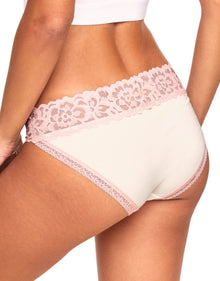 Adore Me Joanie Cotton Pack Bikini Panties (Pack of 3) in color Multi-GBW and shape bikini