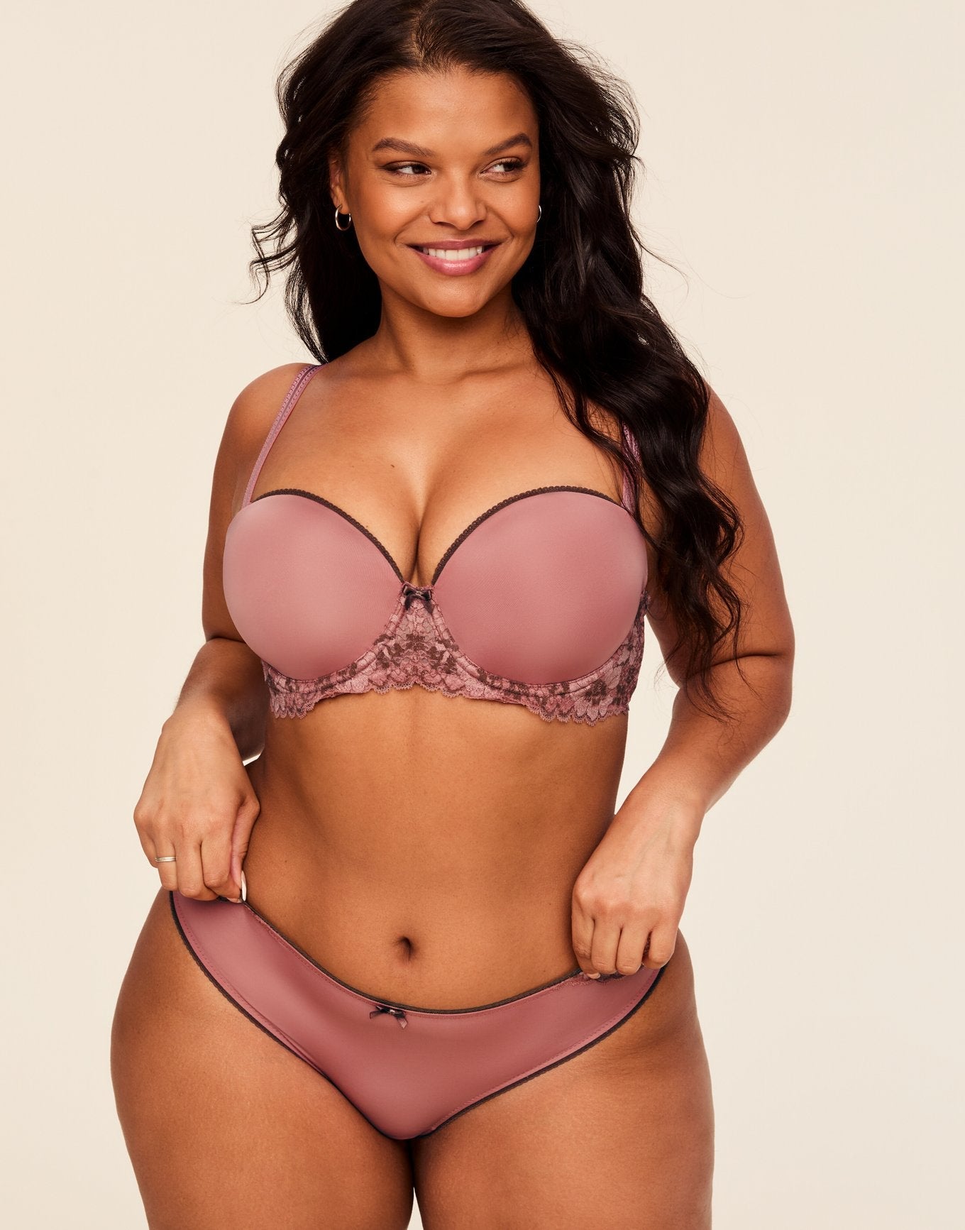 Adore Me Lugo in color Brick Dust and shape balconette