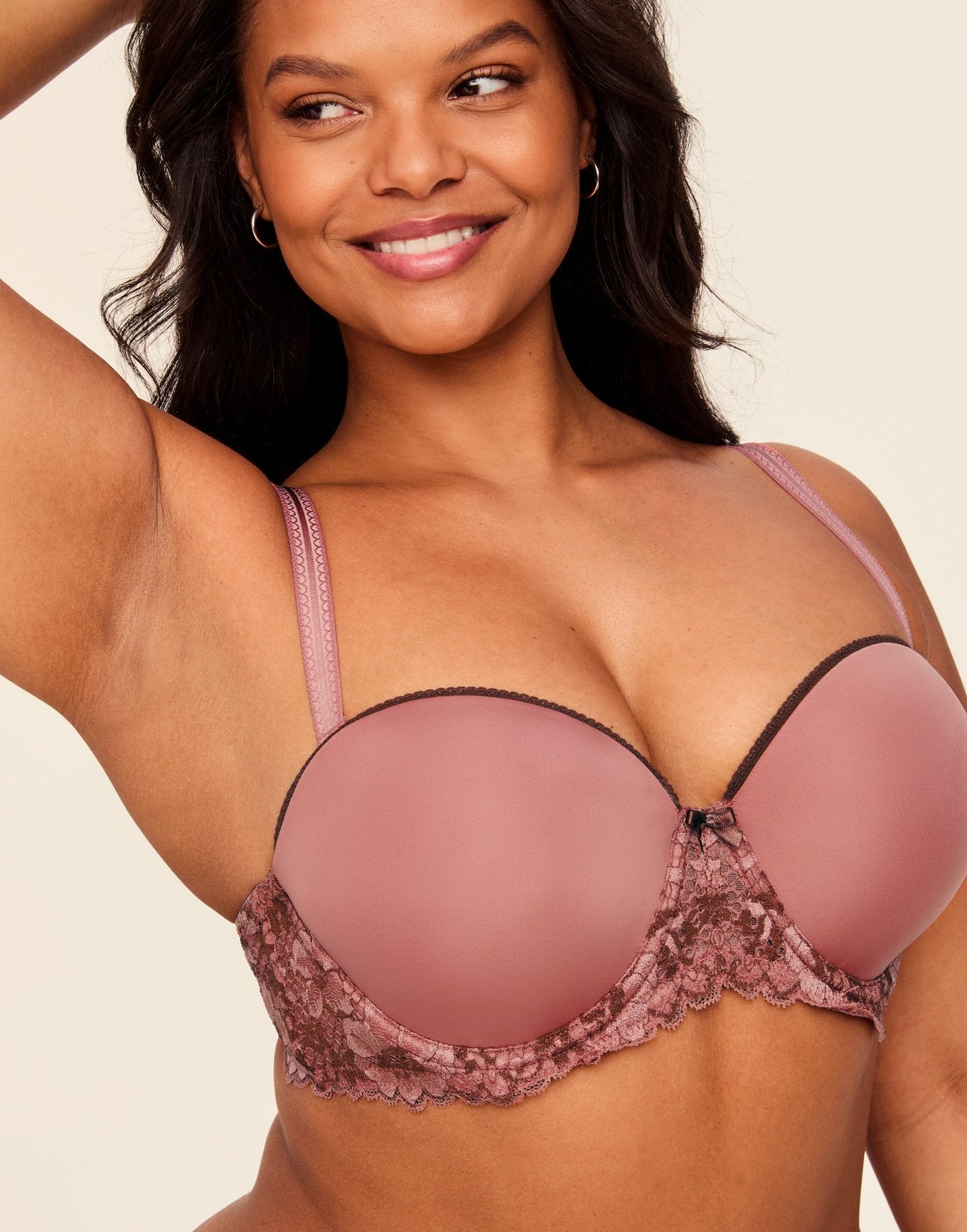 Adore Me Lugo in color Brick Dust and shape balconette