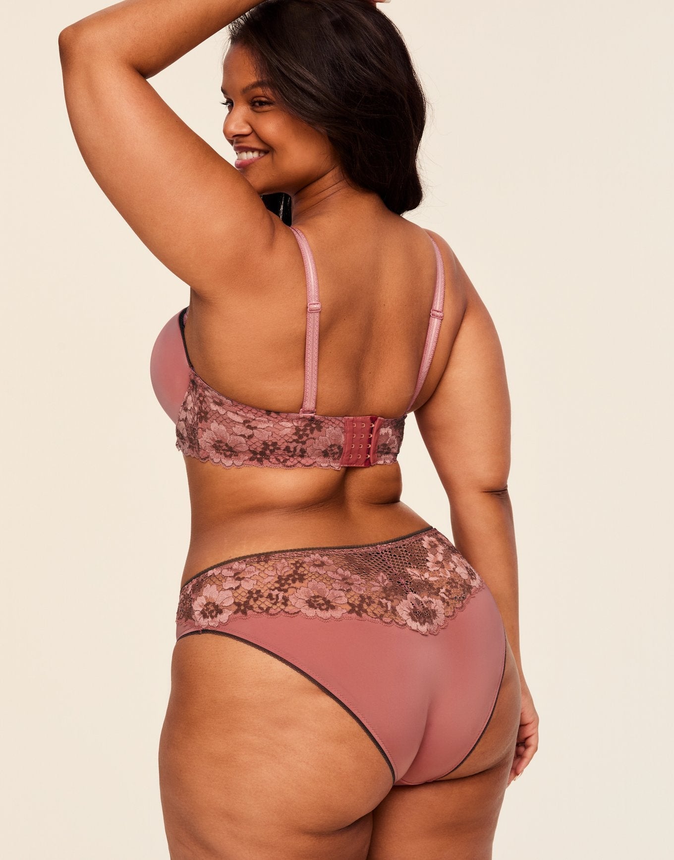 Adore Me Lugo in color Brick Dust and shape balconette