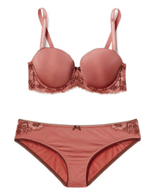 Adore Me Lugo in color Brick Dust and shape balconette