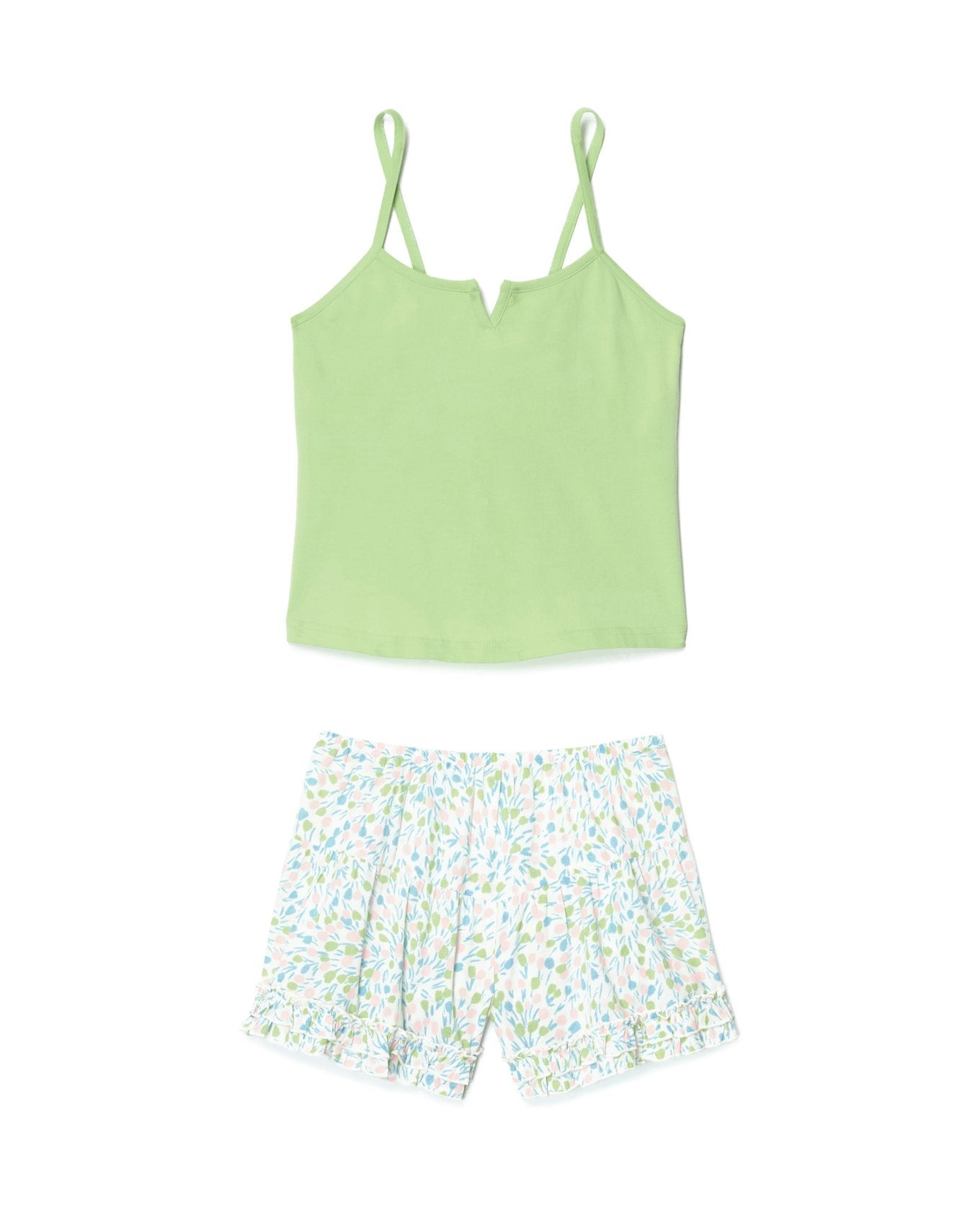 Adore Me Janell Cami & Short Set in color Spring Bursts C01 and shape pj