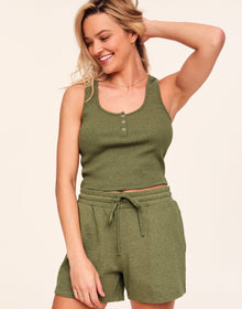 Adore Me Carmella Tank & Short Set in color CYCLO 302 and shape pj