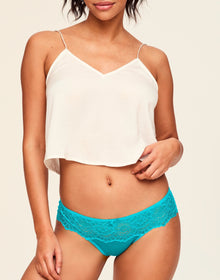 Adore Me Enny Solo Bikini Panty in color Bluebird and shape bikini