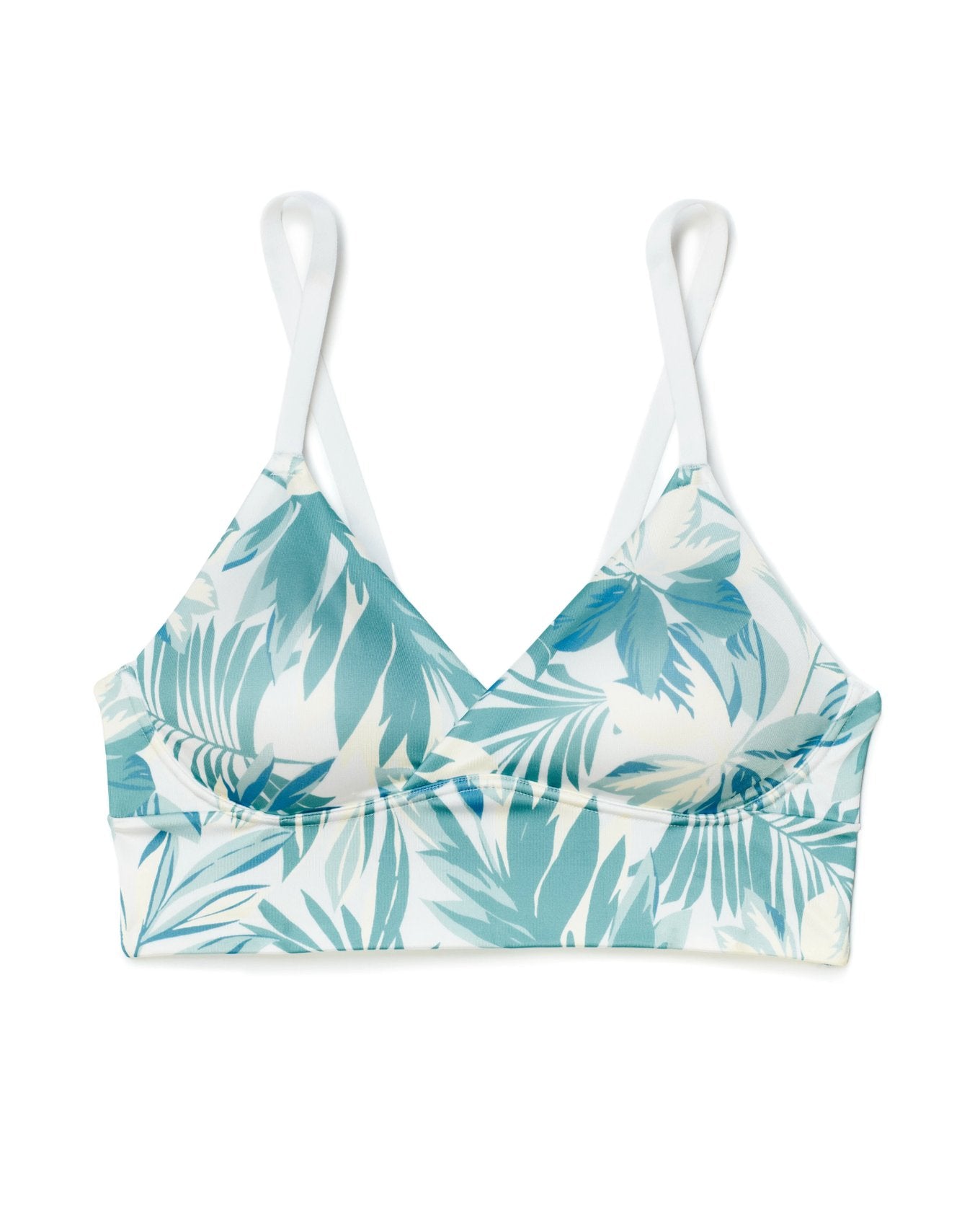 Adore Me Kali Low-Impact Sports Bra in color Palm Paradise C02 and shape sports bra
