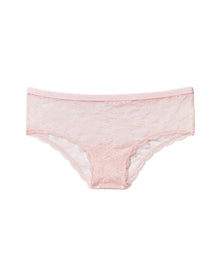 Adore Me Deirdre Lace Cheeky in color Mauve Chalk and shape cheeky