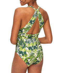 Adore Me Monroe One-Piece in color Palm Paradise C01 and shape one piece