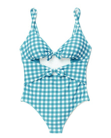 Adore Me Morgan One-Piece in color Gingham C03 and shape one piece
