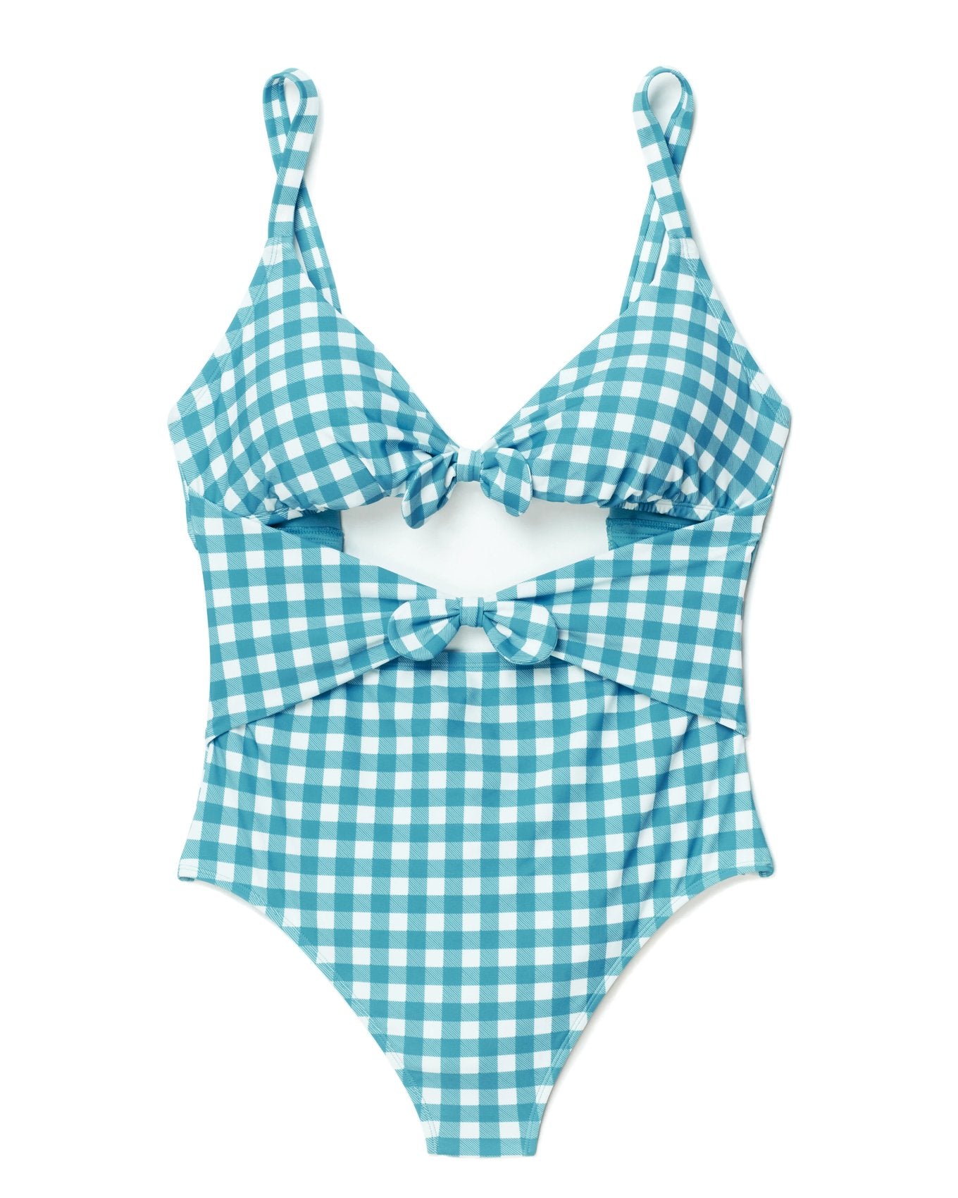 Adore Me Morgan One-Piece in color Gingham C03 and shape one piece