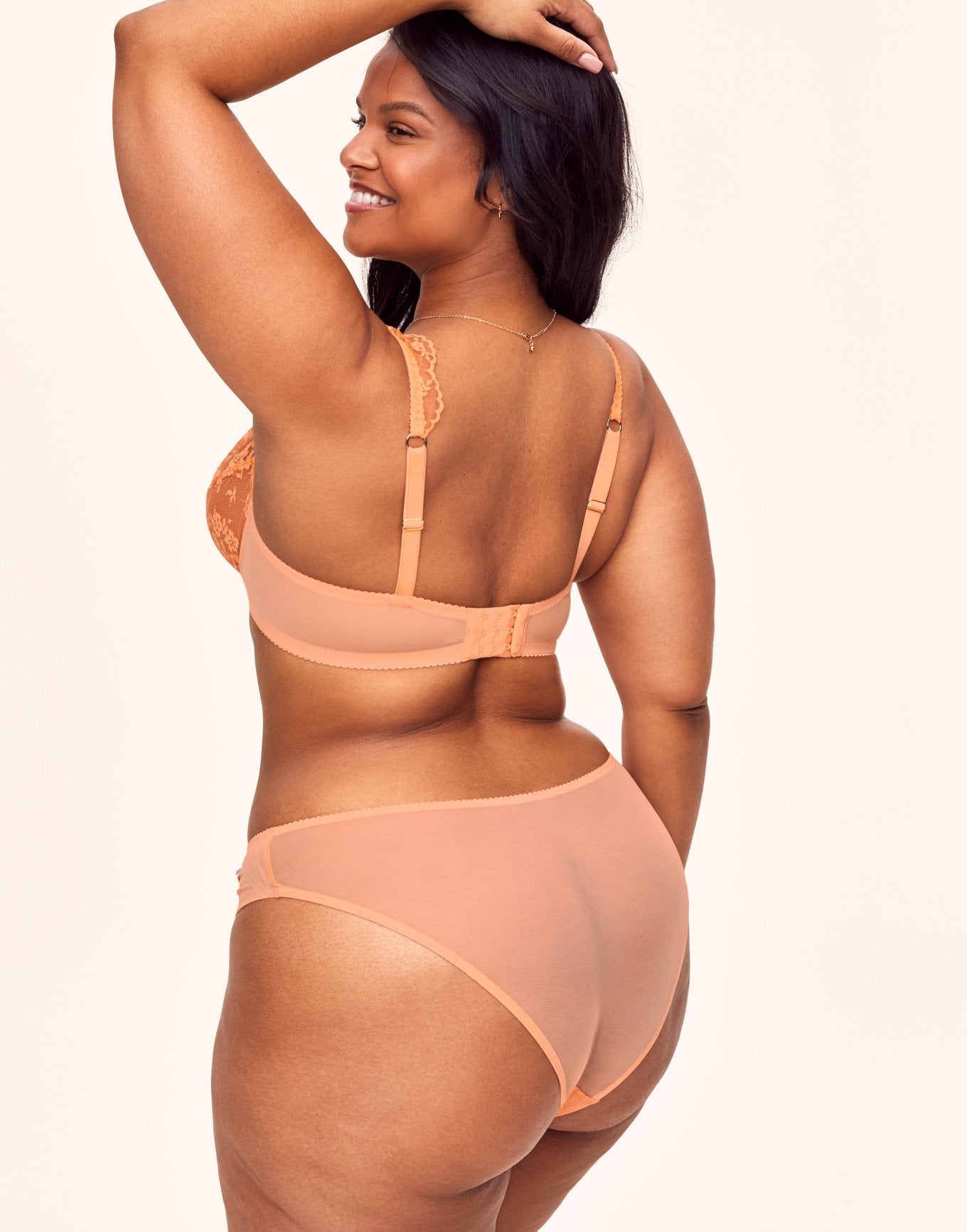 Adore Me Clera in color Mock Orange and shape demi
