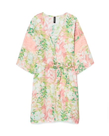 Adore Me Desirae Robe in color Blooming Botanical C06 and shape robe