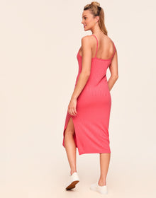 Adore Me Sophie Slip in color Sunkist Coral and shape slip