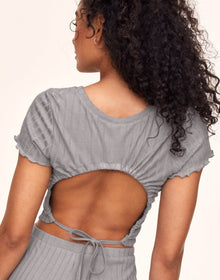 Adore Me Lilliana T-Shirt & Shorts Set in color Alloy and shape pj