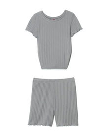 Adore Me Lilliana T-Shirt & Shorts Set in color Alloy and shape pj
