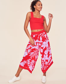 Adore Me Evi Tank & Pants Set in color Bold Botanicals C01 and shape pj