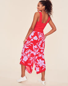 Adore Me Evi Tank & Pants Set in color Bold Botanicals C01 and shape pj