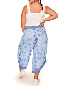 Adore Me Evi Tank & Pants Set in color Clouded Tie-Dye C01 and shape pj