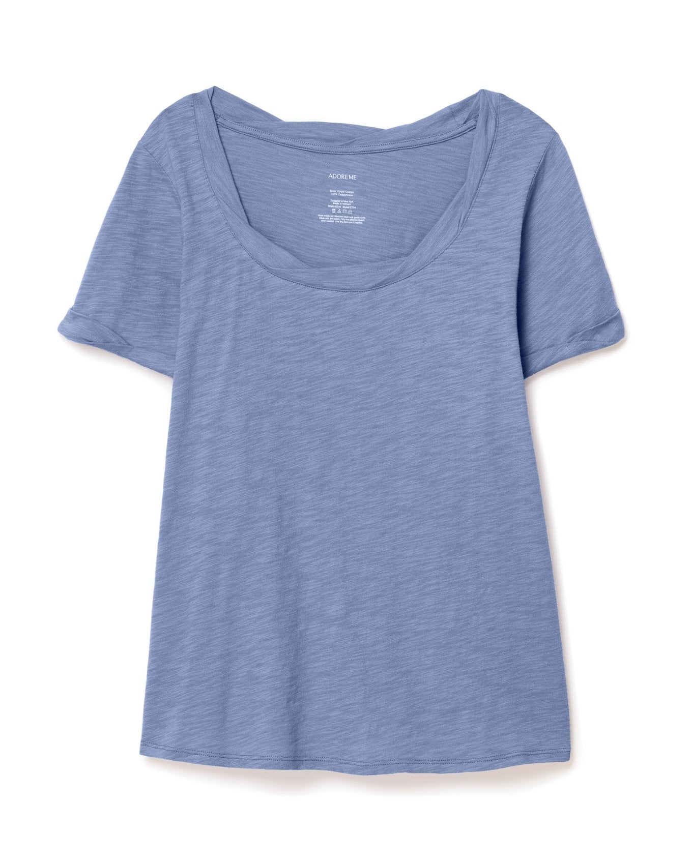 Adore Me Gabriella Jersey T-Shirt in color Purple Impression and shape pj