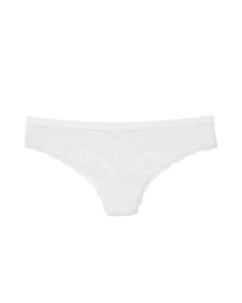 Adore Me Cori Thong in color Bright White and shape thong