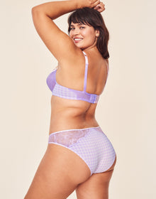 Adore Me Caen in color Purple Rose and shape balconette