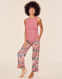 Adore Me Alania Tank & Pants Set in color Feelin Groovy C01 and shape pj