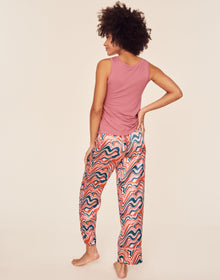 Adore Me Alania Tank & Pants Set in color Feelin Groovy C01 and shape pj