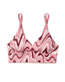 Adore Me Kali Low-Impact Sports Bra in color Feelin' Groovy C02 V2 and shape sports bra