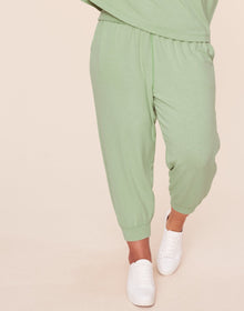 Adore Me Juni Lounge Jogger in color Celadon Green and shape jogger