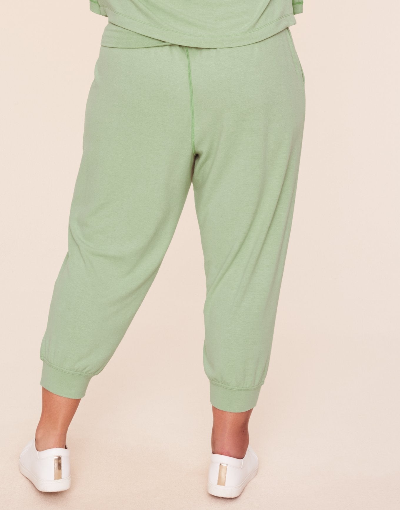 Adore Me Juni Lounge Jogger in color Celadon Green and shape jogger