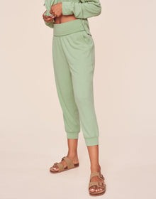 Adore Me Juni Lounge Jogger in color Celadon Green and shape jogger
