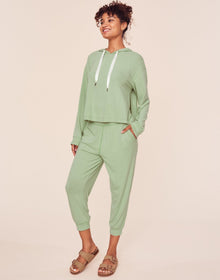 Adore Me Juni Lounge Jogger in color Celadon Green and shape jogger