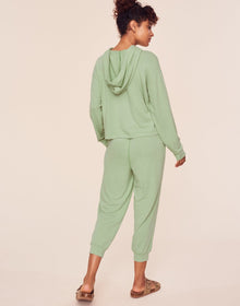 Adore Me Juni Lounge Jogger in color Celadon Green and shape jogger