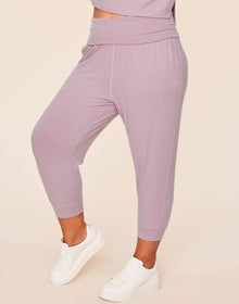 Adore Me Juni Lounge Jogger in color Dawn Pink and shape jogger