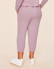 Adore Me Juni Lounge Jogger in color Dawn Pink and shape jogger