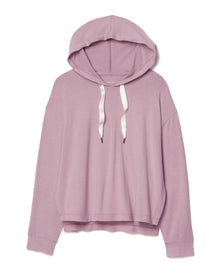 Adore Me Jilianne Cropped Hoodie in color Dawn Pink and shape hoodie