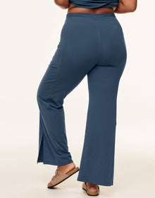 Adore Me Cora Cozy Flare Legging Flare Leggings in color Key Largo and shape legging