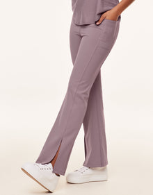 Adore Me Cora Cozy Flare Legging Flare Leggings in color Elderberry and shape legging