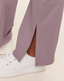 Adore Me Cora Cozy Flare Legging Flare Leggings in color Elderberry and shape legging