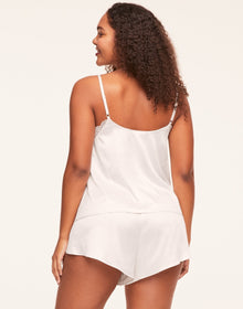 Adore Me Lainey Camisole & Short Set in color Sea Salt and shape pj