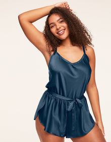 Adore Me Kami Romper in color Key Largo and shape romper