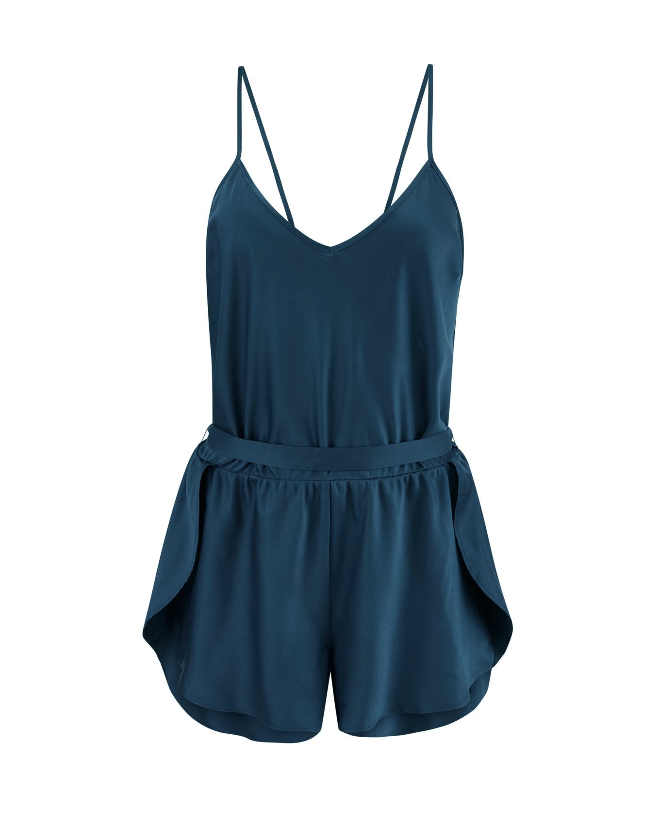 Adore Me Kami Romper in color Key Largo and shape romper