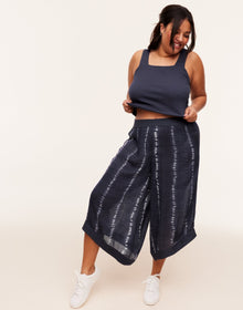 Adore Me Evi Top & Pant Set in color India Ink and shape pj
