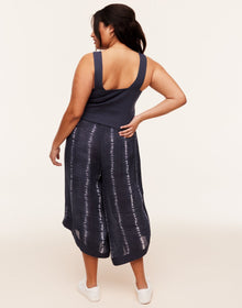 Adore Me Evi Top & Pant Set in color India Ink and shape pj