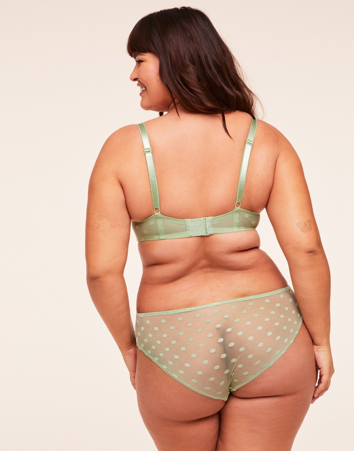Amalee Full Coverage Bra Plus | Celadon Green