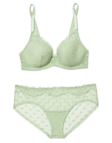 Adore Me Amalee in color Celadon Green and shape full coverage