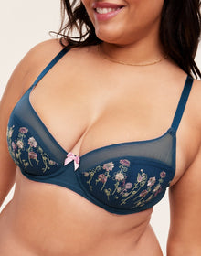 Adore Me Elie Bra in color Key Largo and shape demi