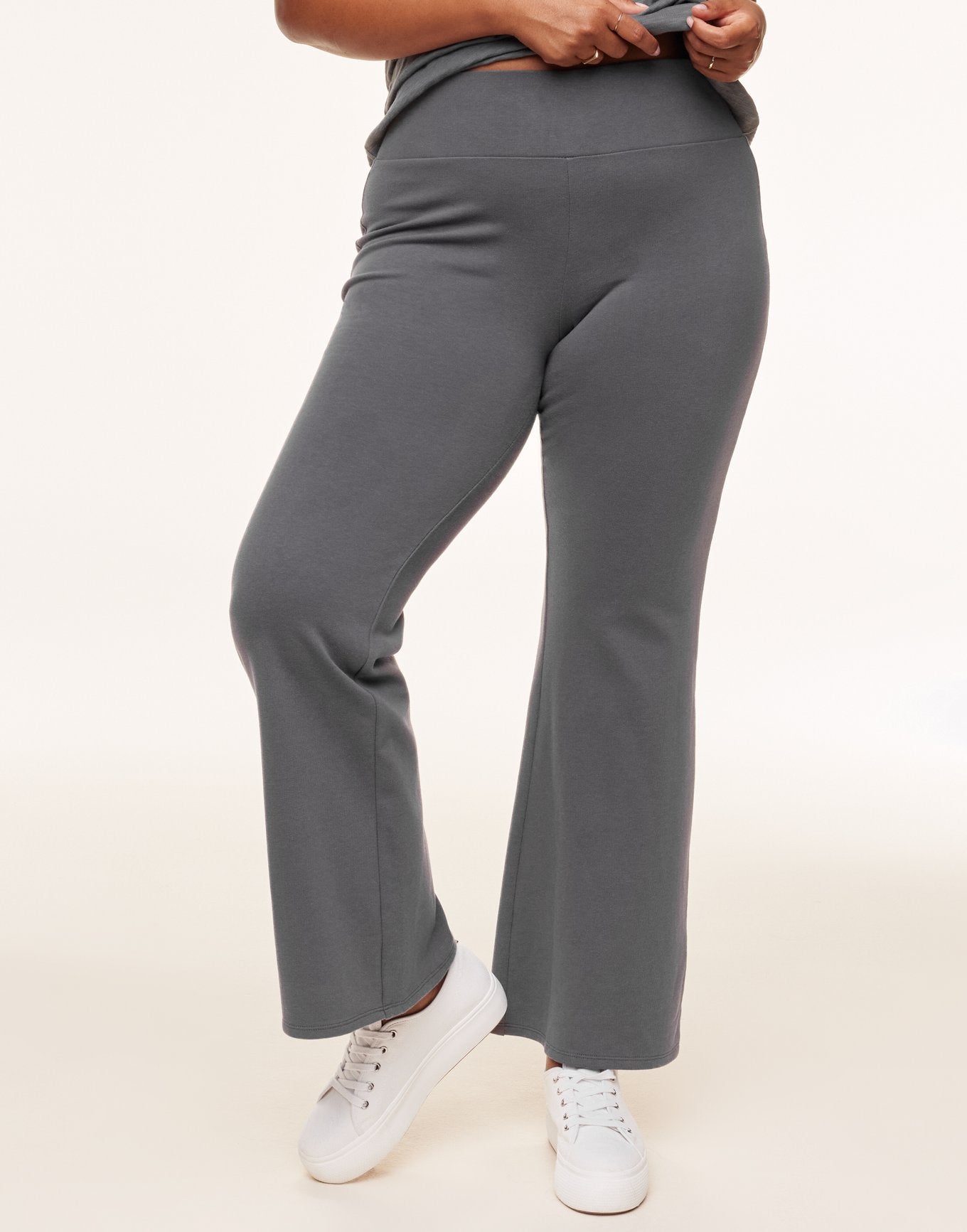 Adore Me Alia Lounge Pant in color Lava Smoke and shape legging