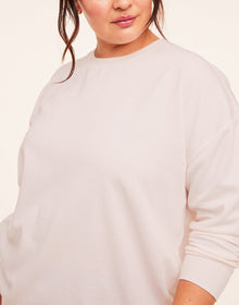 Adore Me Autumn Sweatshirt in color Bridal Blush and shape hoodie
